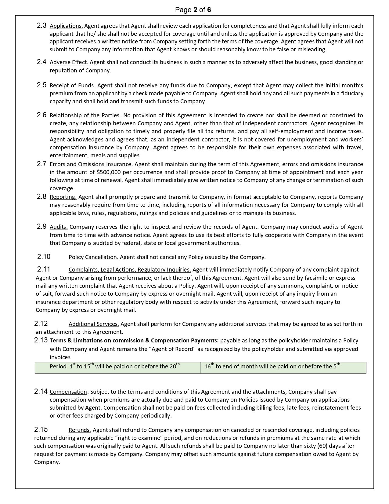 INDEPENDENT AGENT AGREEMENT INSURANCE Non_Captive_page-0002